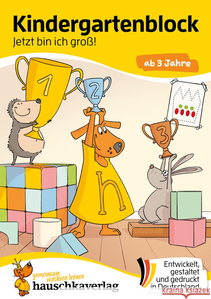 Kindergartenblock ab 3 Jahre - Jetzt bin ich groß! Maier, Ulrike 9783881006088 Hauschka - książka