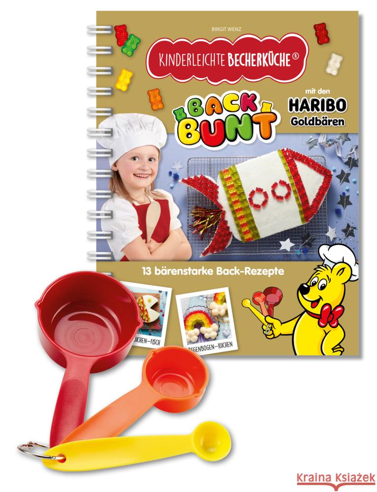 Kinderleichte Becherküche - Back Bunt mit den HARIBO Goldbären (Band 10), m. 3 Beilage Wenz, Birgit 9783982454955 Becherküche.de - książka