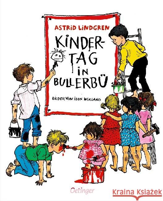 Kindertag in Bullerbü Lindgren, Astrid Wikland, Ilon  9783789155314 Oetinger - książka