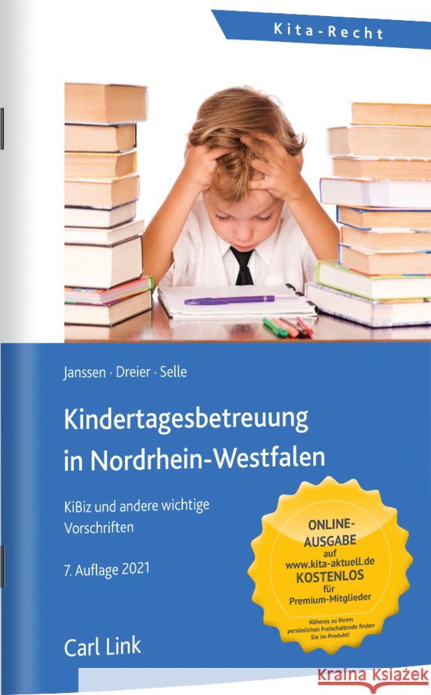 Kindertagesbetreuung in Nordrhein-Westfalen Dreier, Heinz, Janßen, Karl, Selle, Matthias 9783556082928 Link - książka