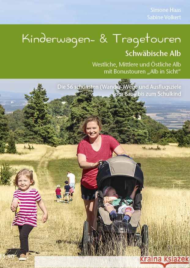 Kinderwagen- & Tragetouren Schwäbische Alb Haas, Simone, Volkert, Sabine 9783902939166 wandaverlag - książka