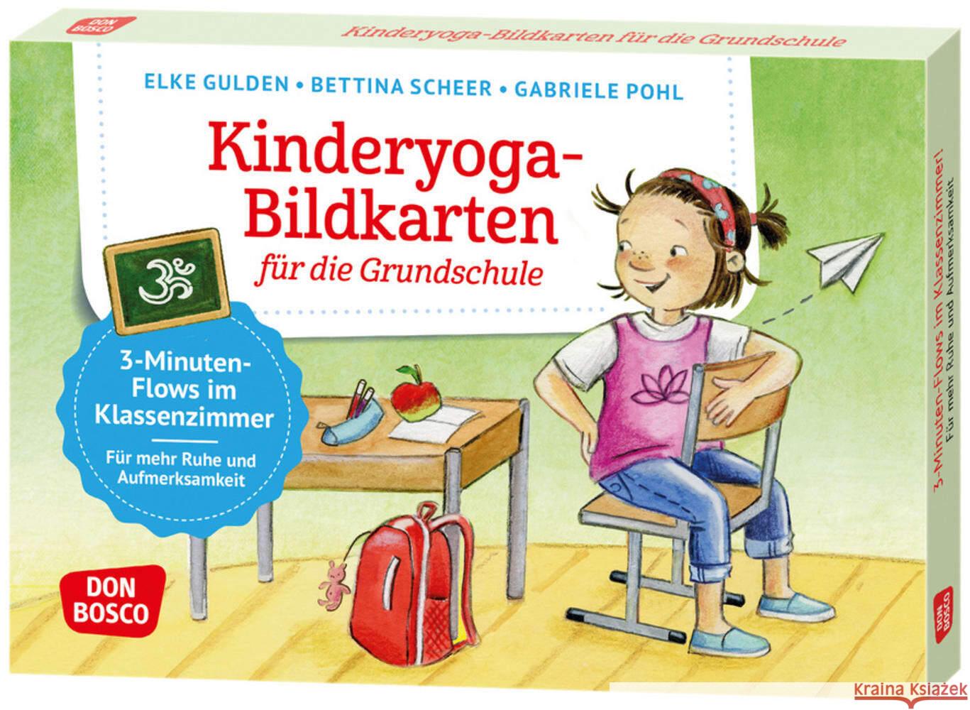 Kinderyoga-Bildkarten für die Grundschule Gulden, Elke, Scheer, Bettina 4260694920114 Don Bosco Medien - książka