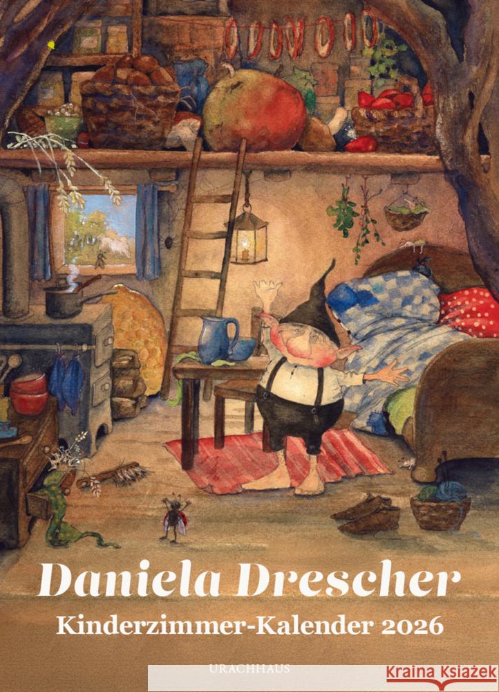 Kinderzimmer-Kalender 2026 »Wichtelwelten« Drescher, Daniela 9783825154363 Urachhaus - książka