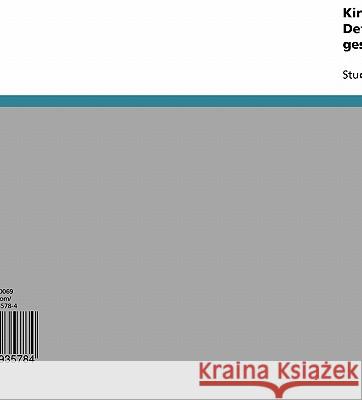 Kindliche Verhaltensstörungen - Definition, Diagnose und gesellschaftliche Implikationen Katja Rommel 9783638935784 Grin Verlag - książka