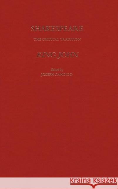 King John Joseph Candido 9780485810011  - książka