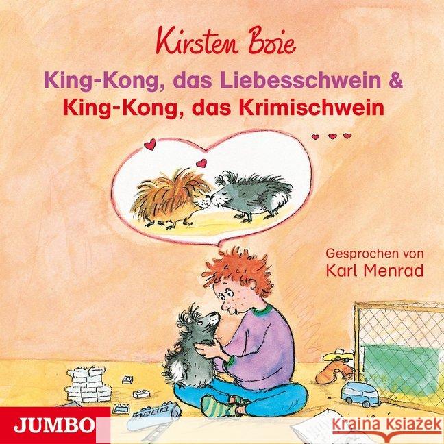 King-Kong, das Liebesschwein & King-Kong, das Krimischwein, 1 Audio-CD : CD Standard Audio Format, Lesung Boie, Kirsten 9783833738081 Jumbo Neue Medien - książka