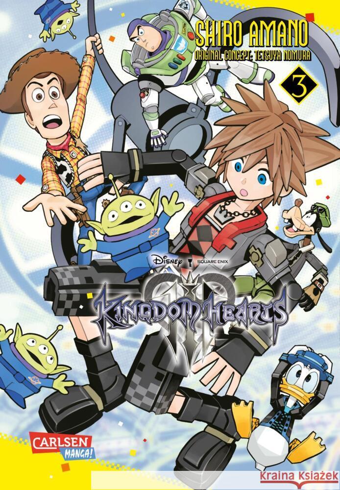 Kingdom Hearts III 3 Amano, Shiro, Nomura, Tetsuya 9783551712479 Carlsen Manga - książka