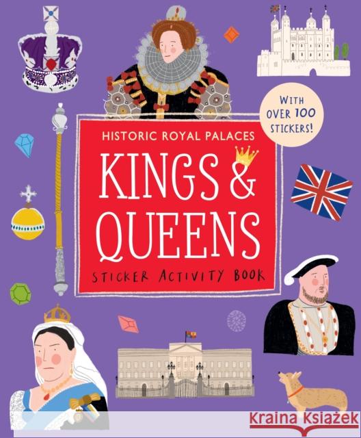 Kings and Queens Sticker Activity Book Jessica Smith   9781406390995 Walker Books Ltd - książka