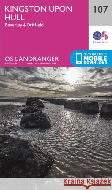 Kingston Upon Hull, Beverley & Driffield Ordnance Survey 9780319262054 Ordnance Survey - książka