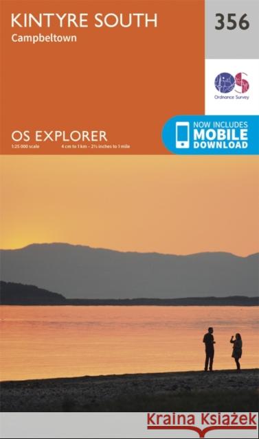 Kintyre South Ordnance Survey 9780319246078 Ordnance Survey - książka