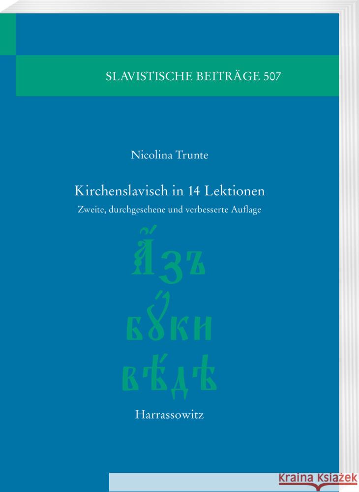 Kirchenslavisch in 14 Lektionen Trunte, Nicolina 9783447119443 Harrassowitz - książka