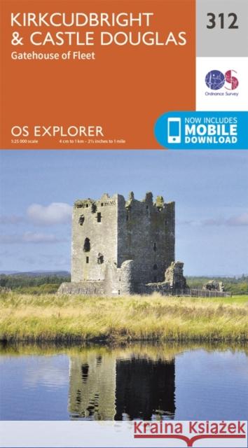 Kirkcudbright and Castle Douglas Ordnance Survey 9780319245644 Ordnance Survey - książka