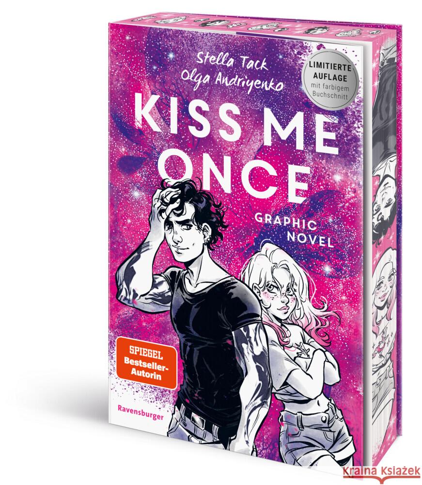 Kiss Me Once: Die Graphic Novel (Kiss the Bodygard, 1) Tack, Stella 9783473586677 Ravensburger Verlag - książka