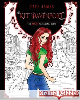 Kit Davenport: The Adult Coloring Book Arnild Aldepolla Tate James 9781719911672 Independently Published - książka