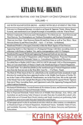 Kitaaba Wal- Hikmata: 'Manifested Nature and the Utility of One's Upright Logic' vol 1 Jamir Ahmed Choudhury 9781482875034 Partridge India - książka
