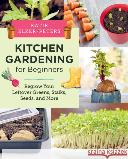 Kitchen Gardening for Beginners: Regrow Your Leftover Greens, Stalks, Seeds, and More Katie Elzer-Peters 9780760390986 New Shoe Press - książka