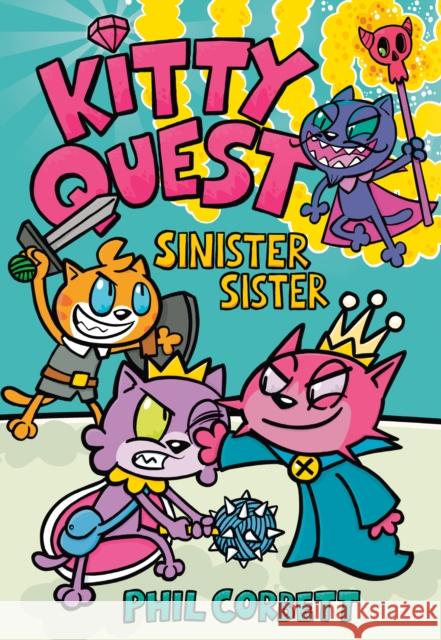 Kitty Quest: Sinister Sister Phil Corbett 9780593619841  - książka