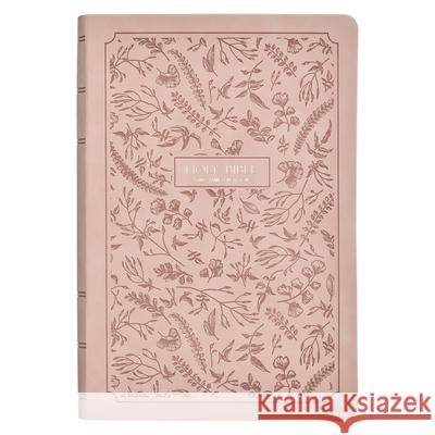 KJV Bible Giant Print Full-Size Faux Leather, Dusty Pink Christian Art Gifts 9781639529902 Christian Art Publishers - książka