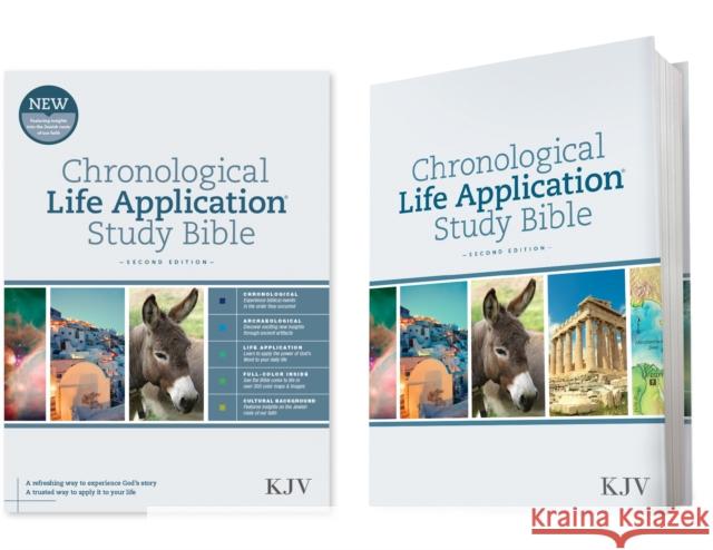 KJV Chronological Life Application Study Bible, 2nd Edition  9781496489555 Tyndale House Publishers - książka