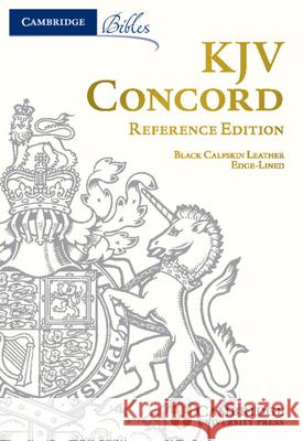 KJV Concord Reference Edition, Black Calfskin Leather, Full Yapp, Kj565: Xrly  9781009406130 Cambridge University Press - książka