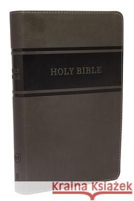 KJV, Deluxe Gift Bible, Imitation Leather, Gray, Red Letter Edition Thomas Nelson 9780718097820 Thomas Nelson - książka