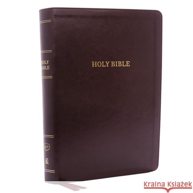 KJV, Deluxe Reference Bible, Super Giant Print, Imitation Leather, Burgundy, Red Letter Edition Thomas Nelson 9780785215684 Thomas Nelson - książka