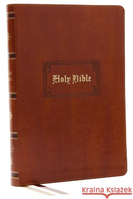KJV Holy Bible: Giant Print Thinline Bible, Tan Leathersoft, Red Letter, Comfort Print: King James Version (Vintage Series) Thomas Nelson 9781400332281 Thomas Nelson Publishers - książka