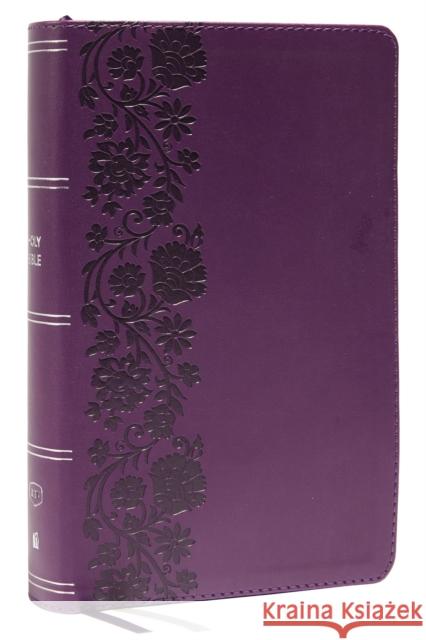 KJV Holy Bible: Large Print Single-Column with 43,000 End-of-Verse Cross References, Purple Leathersoft, Personal Size, Red Letter, (Thumb Indexed): King James Version Thomas Nelson 9780785291114 Thomas Nelson Publishers - książka