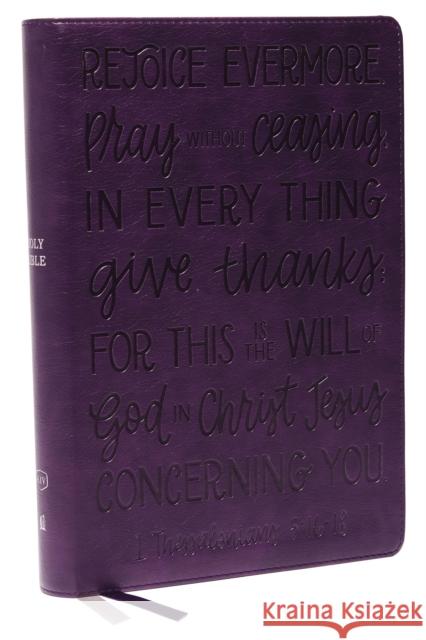 KJV Holy Bible: Large Print with 53,000 Cross References, Purple Leathersoft, Red Letter, Comfort Print (Thumb Indexed): King James Version (Verse Art Cover Collection) Thomas Nelson 9780785293248 Thomas Nelson Publishers - książka