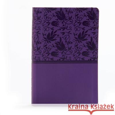 KJV Large Print Personal Size Reference Bible, Purple Leathertouch Holman Bible Staff 9781535935630 Holman Bibles - książka