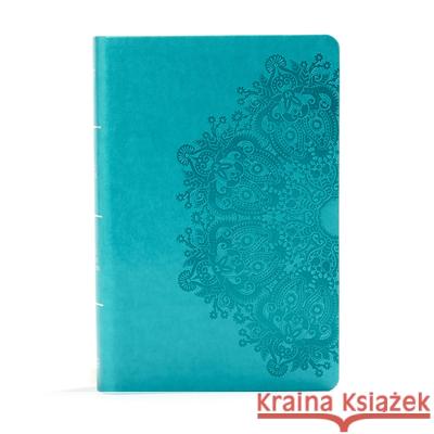 KJV Large Print Personal Size Reference Bible, Teal Leathertouch Holman Bible Staff 9781535935678 Holman Bibles - książka