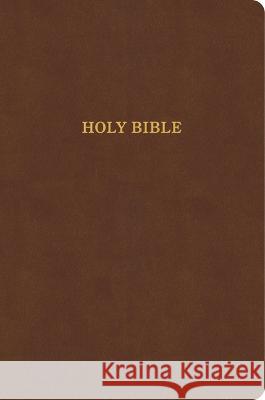 KJV Large Print Thinline Bible, Value Edition, Brown Leathertouch Holman Bible Publishers 9781087785783 Holman Bibles - książka