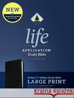 KJV Life Application Study Bible, Third Edition, Large Print (Red Letter, Bonded Leather, Black) Tyndale 9781496439871 Tyndale House Publishers - książka