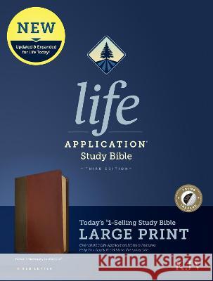 KJV Life Application Study Bible, Third Edition, Large Print (Red Letter, Leatherlike, Brown/Mahogany, Indexed) Tyndale 9781496439864 Tyndale House Publishers - książka