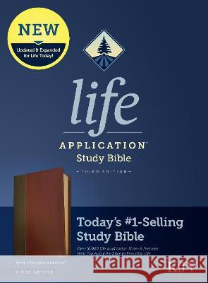 KJV Life Application Study Bible, Third Edition (Red Letter, Leatherlike, Brown/Mahogany) Tyndale 9781496439772 Tyndale House Publishers - książka
