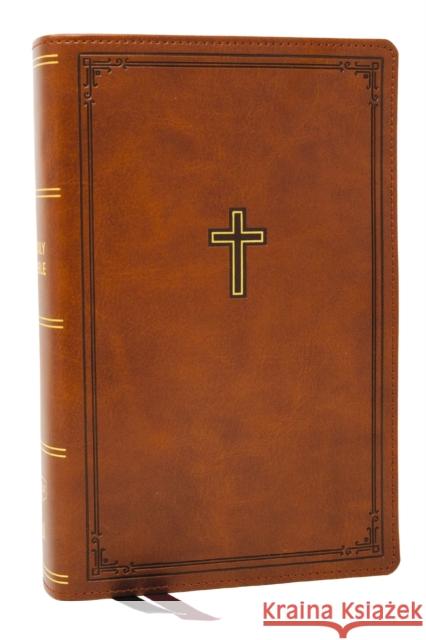 KJV Personal Size Large Print End-of-Verse Reference Bible, Brown Leathersoft, Red Letter, Comfort Print Thomas Nelson 9781400347858 Thomas Nelson - książka