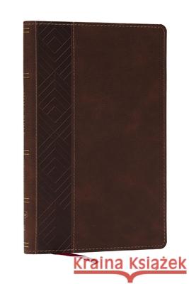 KJV, Personal Size New Testament, Brown Leathersoft, Red Letter, Comfort Print Thomas Nelson 9781400350063 Thomas Nelson - książka