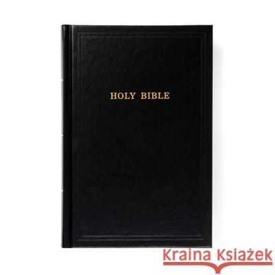 KJV Pew Bible, Black Hardcover Holman Bible Publishers 9781087747460 Holman Bibles - książka