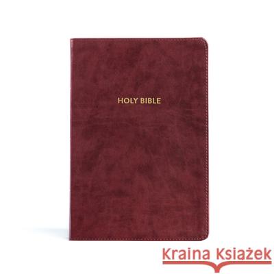 KJV Rainbow Study Bible, Burgundy Leathertouch, Indexed Holman Bible Publishers 9781087782744 Holman Bibles - książka