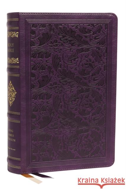 Kjv, Sovereign Collection Bible, Personal Size, Leathersoft, Purple, Thumb Indexed, Red Letter Edition, Comfort Print: Holy Bible, King James Version Thomas Nelson 9780785239260 Thomas Nelson - książka