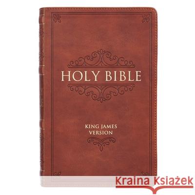 KJV Standard Giant Print LL Brown  9781642724646 Christian Art Gifts Inc - książka