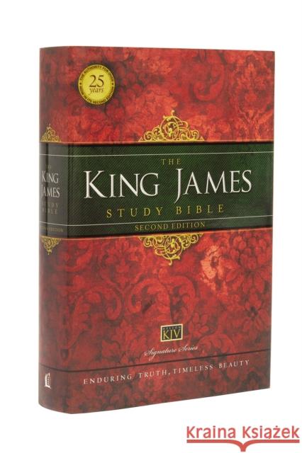 KJV Study Bible, Large Print, Hardcover, Red Letter: Second Edition  9781401679484 Thomas Nelson Publishers - książka