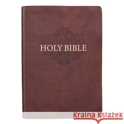 KJV Super Giant Print LL Brown  9781432132637 Christian Art Gifts Inc - książka