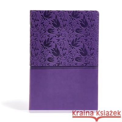 KJV Super Giant Print Reference Bible, Purple Leathertouch, Indexed Holman Bible Staff 9781535954273 Holman Bibles - książka