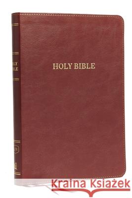 KJV, Thinline Bible, Large Print, Imitation Leather, Burgundy, Indexed, Red Letter Edition Thomas Nelson 9780785217671 Thomas Nelson - książka