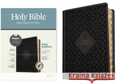 KJV Wide Margin Bible, Filament Enabled Edition (Red Letter, Hardcover Leatherlike, Ornate Tile Black, Indexed) Tyndale 9781496479259 Tyndale House Publishers - książka