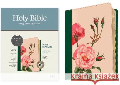 KJV Wide Margin Bible, Filament Enabled Edition (Red Letter, Leatherlike, Pink Rose Garden, Indexed) Tyndale 9781496479181 Tyndale House Publishers - książka