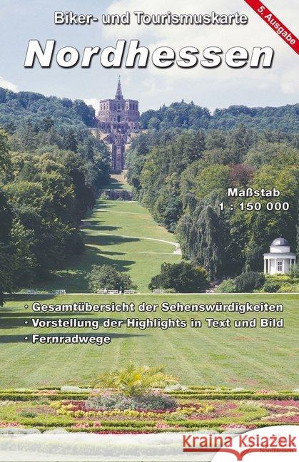 KKV Biker- und Tourismuskarte Nordhessen  9783869731278 KKV Kartographische Kommunale Verlagsgesellsc - książka