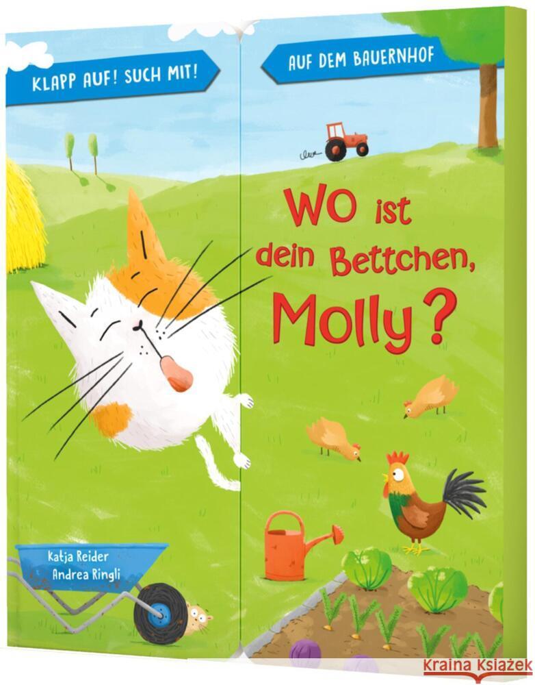 Klapp auf! Such mit!: Wo ist dein Bettchen, Molly? Reider, Katja 9783480237944 Esslinger in der Thienemann-Esslinger Verlag  - książka