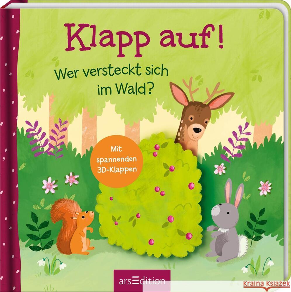 Klapp auf! Wer versteckt sich im Wald? Bruns, Elena 9783845855837 ars edition - książka